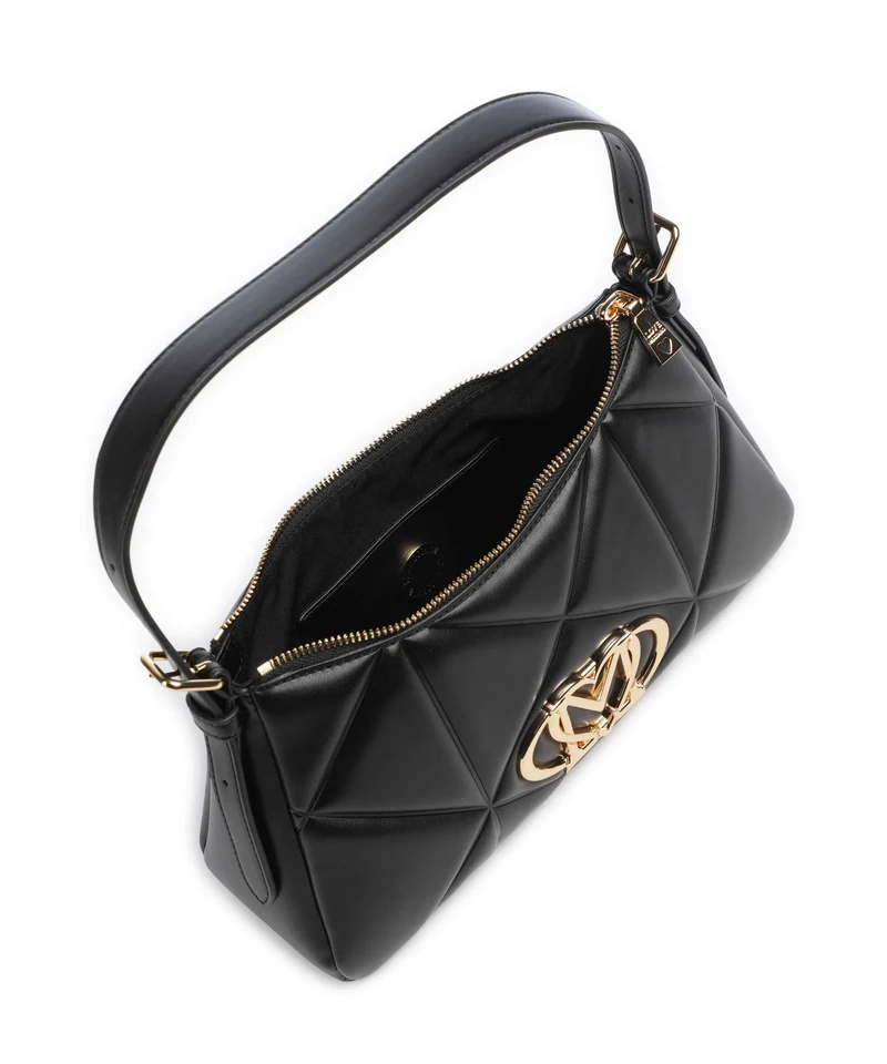 Love Moschino Embossed Q Schultertasche nero