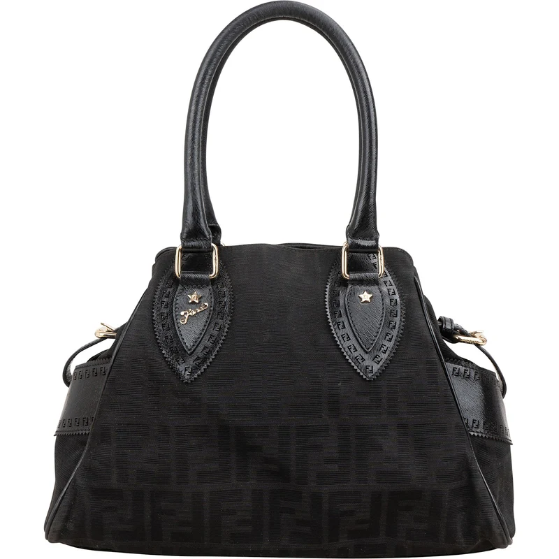 Fendi Monogram FF Zucca Canvas Villa Borghese Handbag