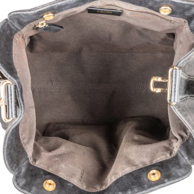 Fendi Monogram FF Zucca Canvas Villa Borghese Handbag