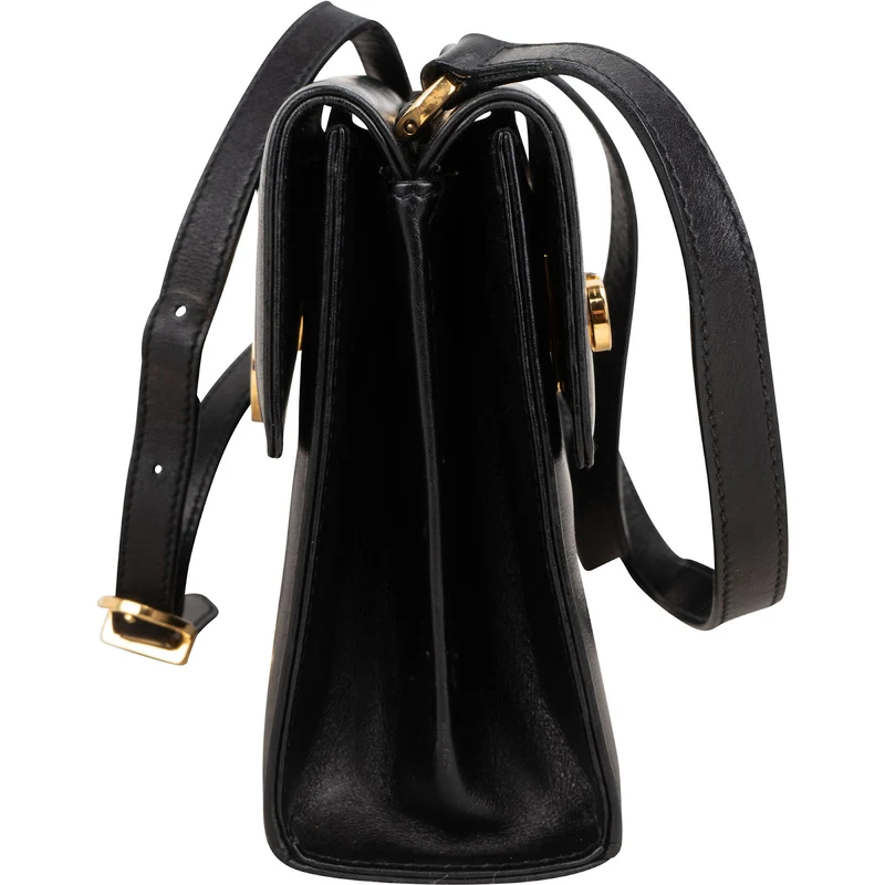 Salvatore Ferragamo Leather Gancini Flap Crossbody Bag