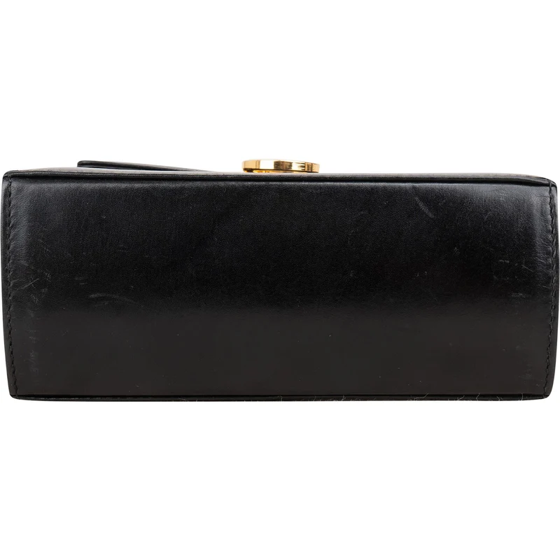 Salvatore Ferragamo Leather Gancini Flap Crossbody Bag