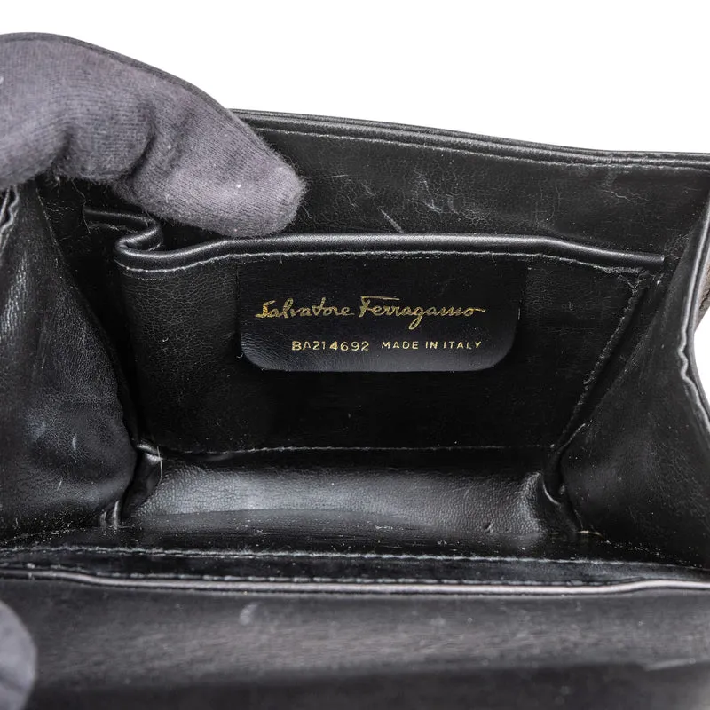 Salvatore Ferragamo Leather Gancini Flap Crossbody Bag