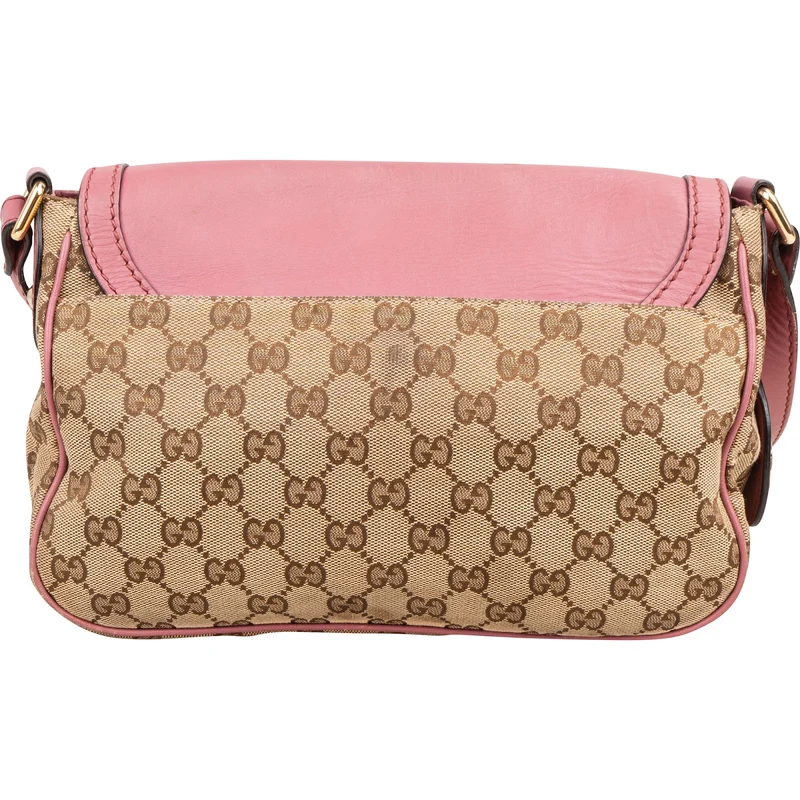 Gucci Monogram GG Sukey Messenger Crossbody Bag
