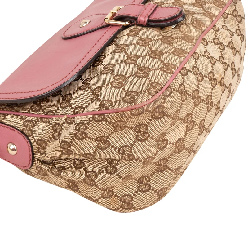 Gucci Monogram GG Sukey Messenger Crossbody Bag