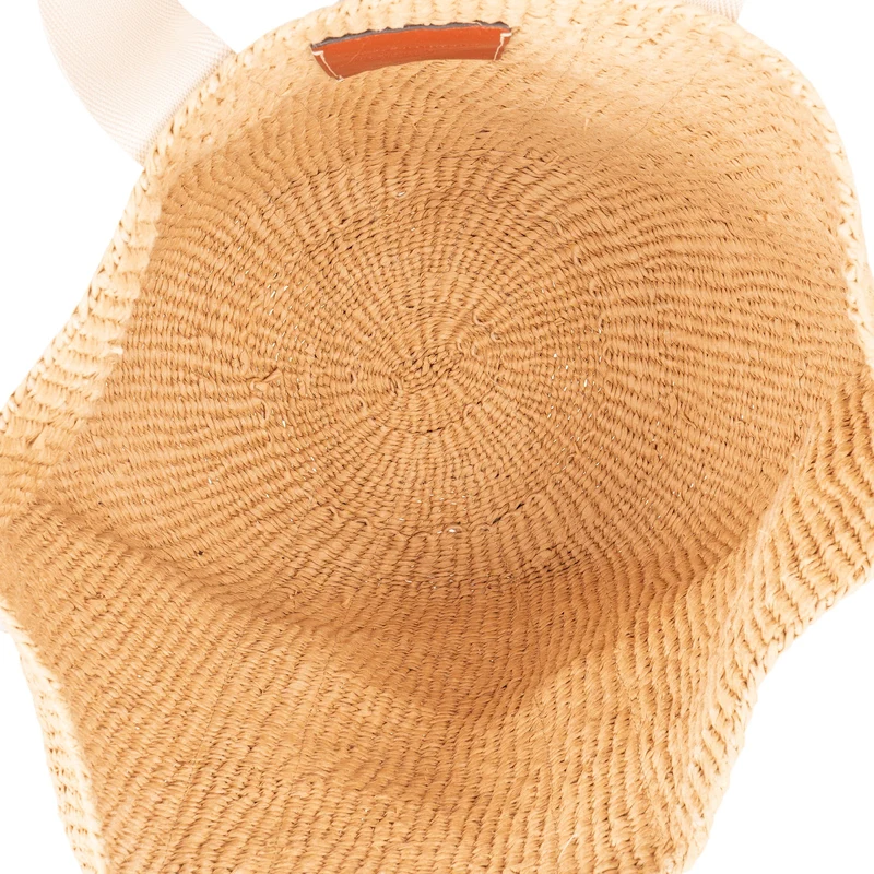 Chloé x Mifuko Raffia Large Woody Basket Shoulder Bag