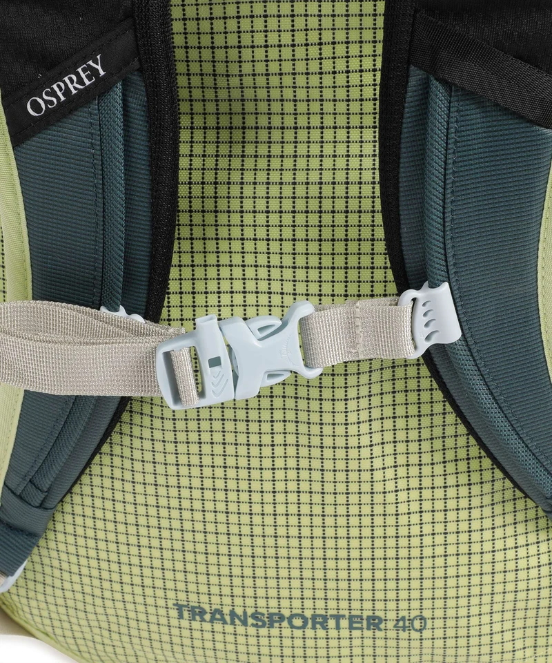 Osprey Transporter 40 Reiserucksack glow dew/torrent blue