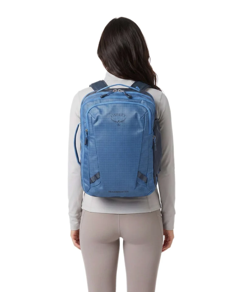 Osprey Transporter 26+6 Reiserucksack blue flame