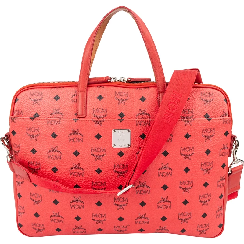 MCM Monogram Visetos Business Handbag