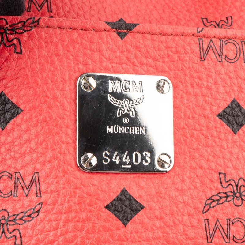 MCM Monogram Visetos Business Handbag