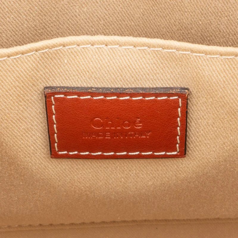 Chloé Canvas Small Woody Tote Handbag