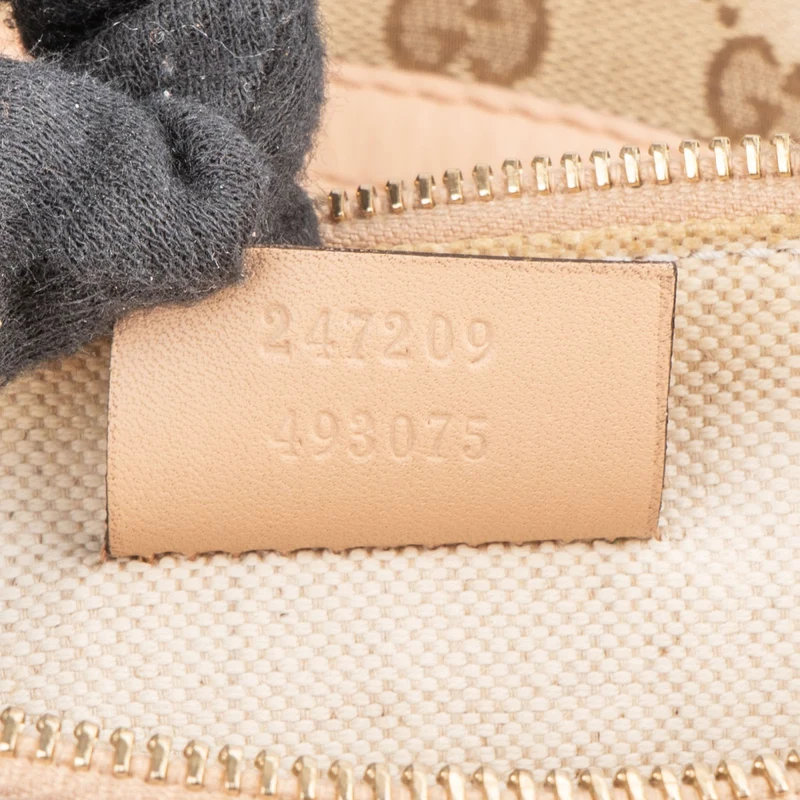 Gucci Monogram GG Tote Shoulder Bag