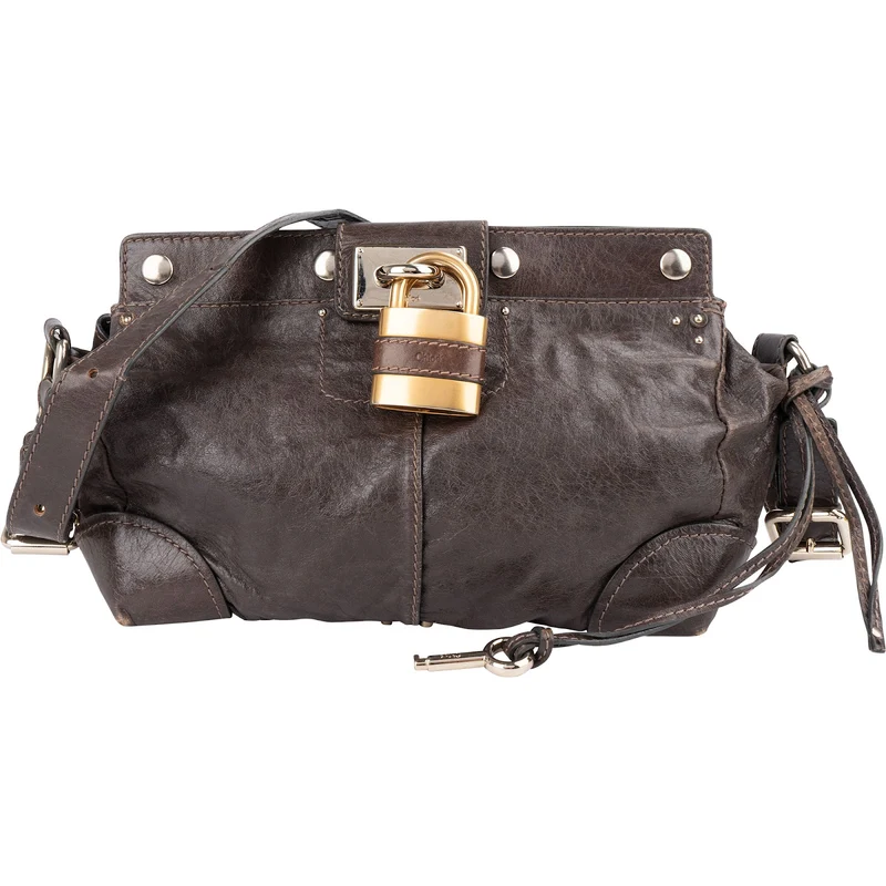 Chloé Leather Small Paddington Crossbody Bag