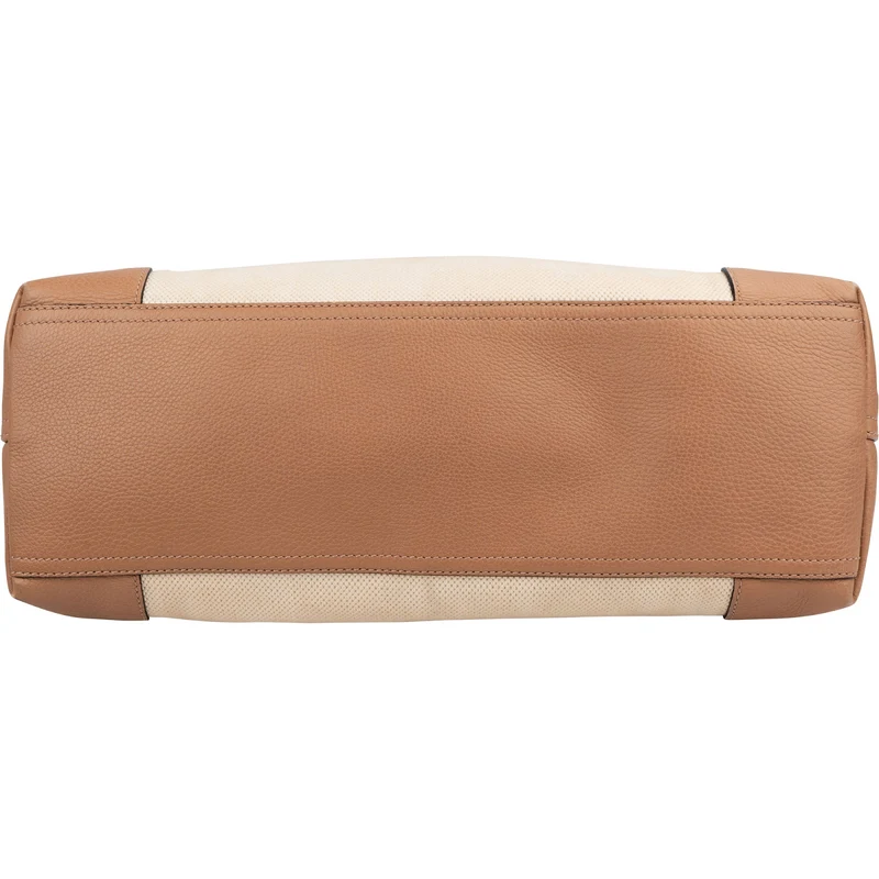 Gucci Perforated Leather Canvas GG Soho Crossbody Bag