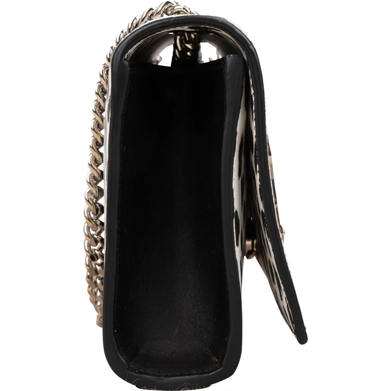 Saint Laurent Leopard Print Mini Kate Crossbody Bag