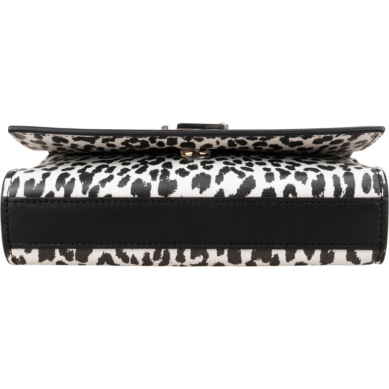 Saint Laurent Leopard Print Mini Kate Crossbody Bag