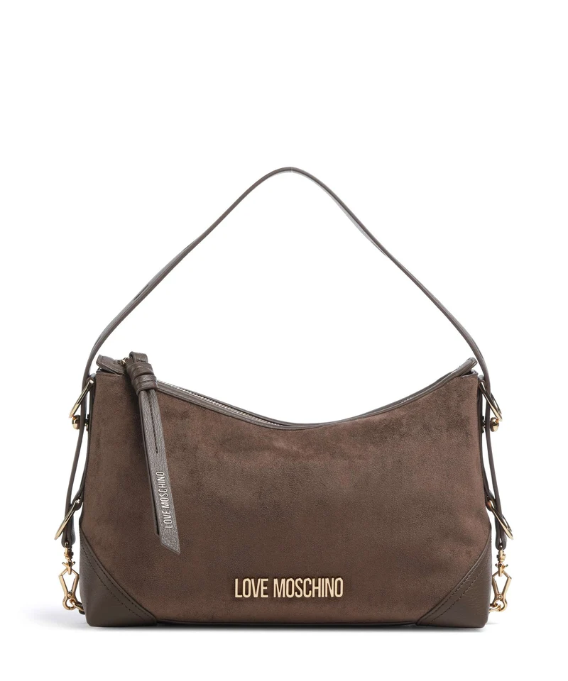 Love Moschino Signature Beuteltasche marrone