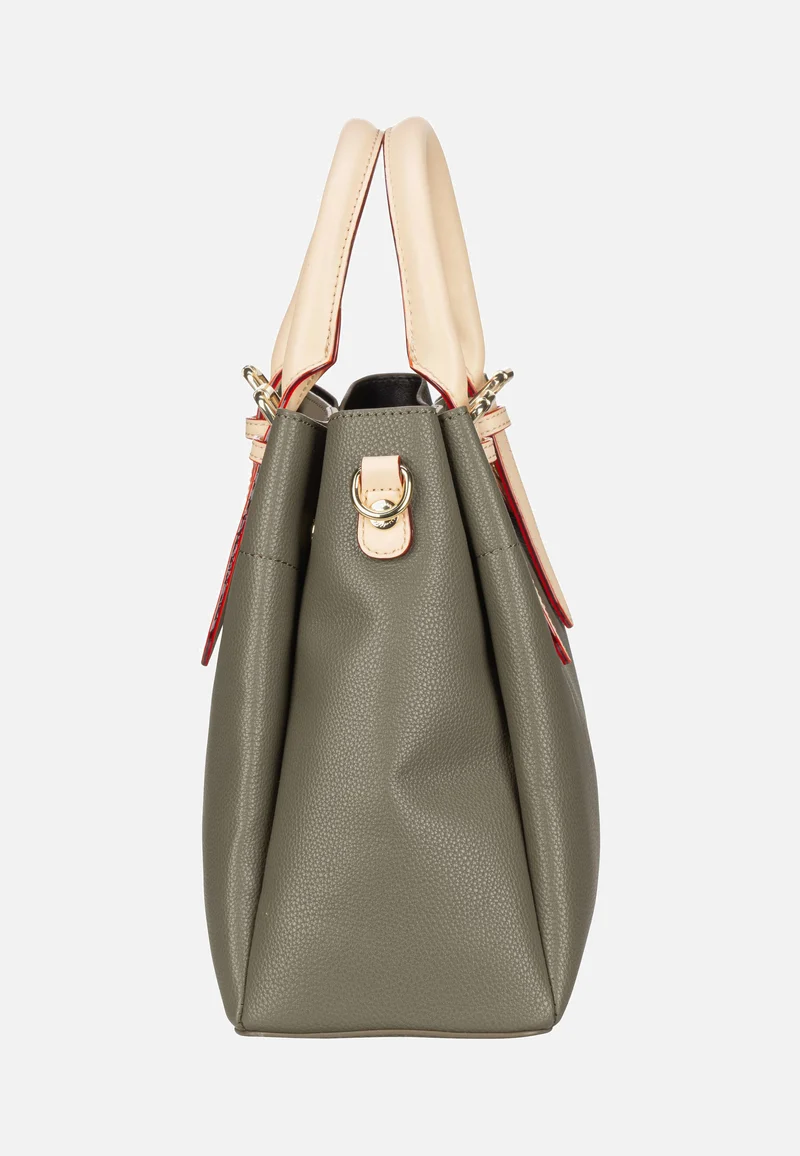 Ella Top Handle M Olive - Henkeltasche