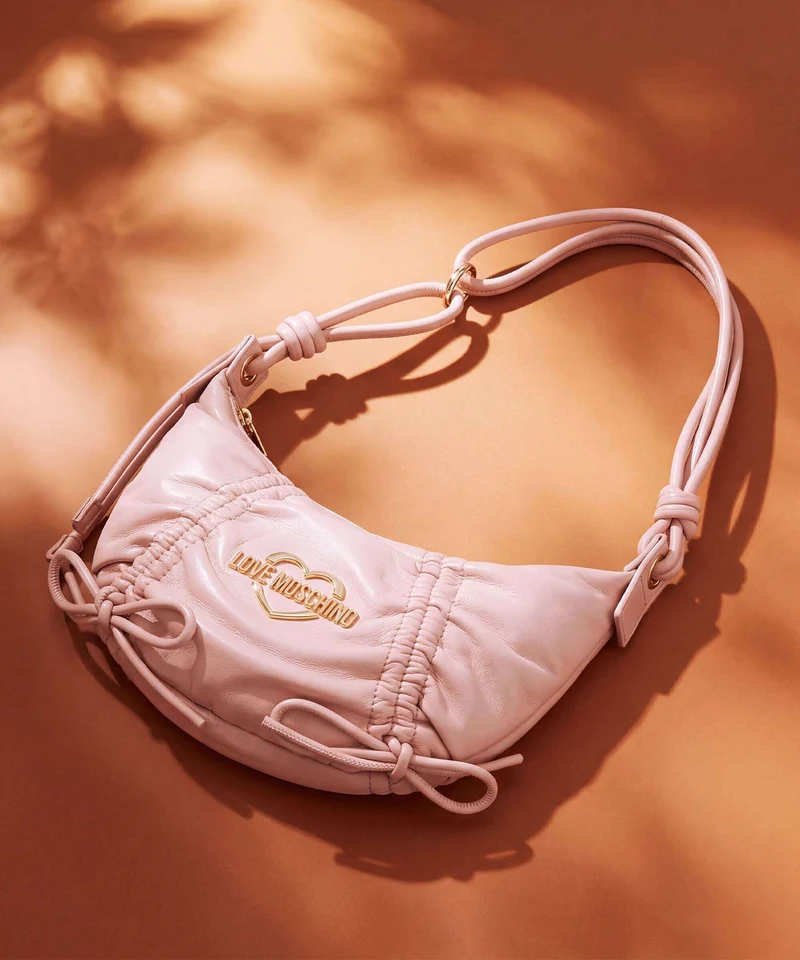 Love Moschino Softy Bow Schultertasche rosa