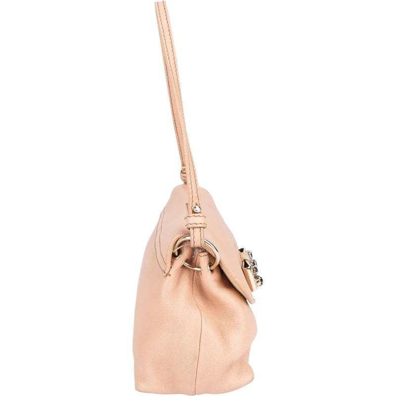 Chloé Leather Lily Ribbon Pochette Handbag