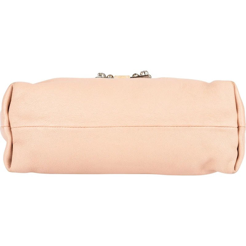 Chloé Leather Lily Ribbon Pochette Handbag