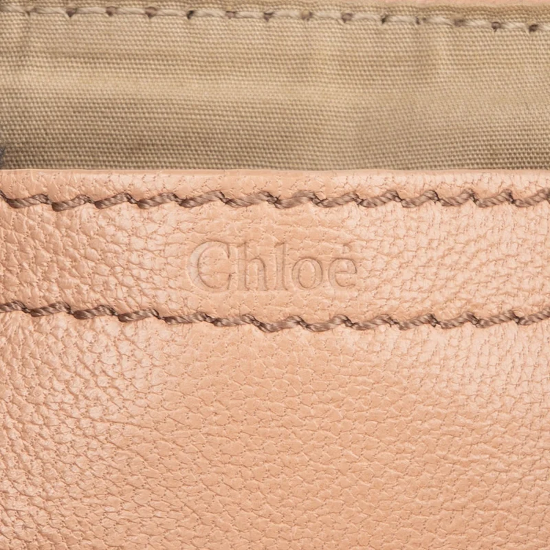 Chloé Leather Lily Ribbon Pochette Handbag