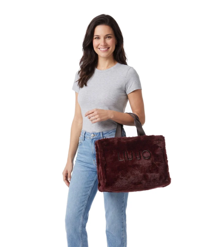 Liu Jo L Shopper red aubergine