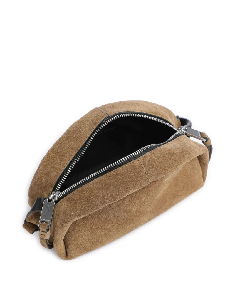 AllSaints Rosalie Arc Umhängetasche warm olive brown