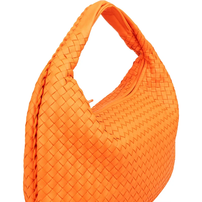 Bottega Veneta Intrecciato Leather Belly Hobo Shoulder Bag