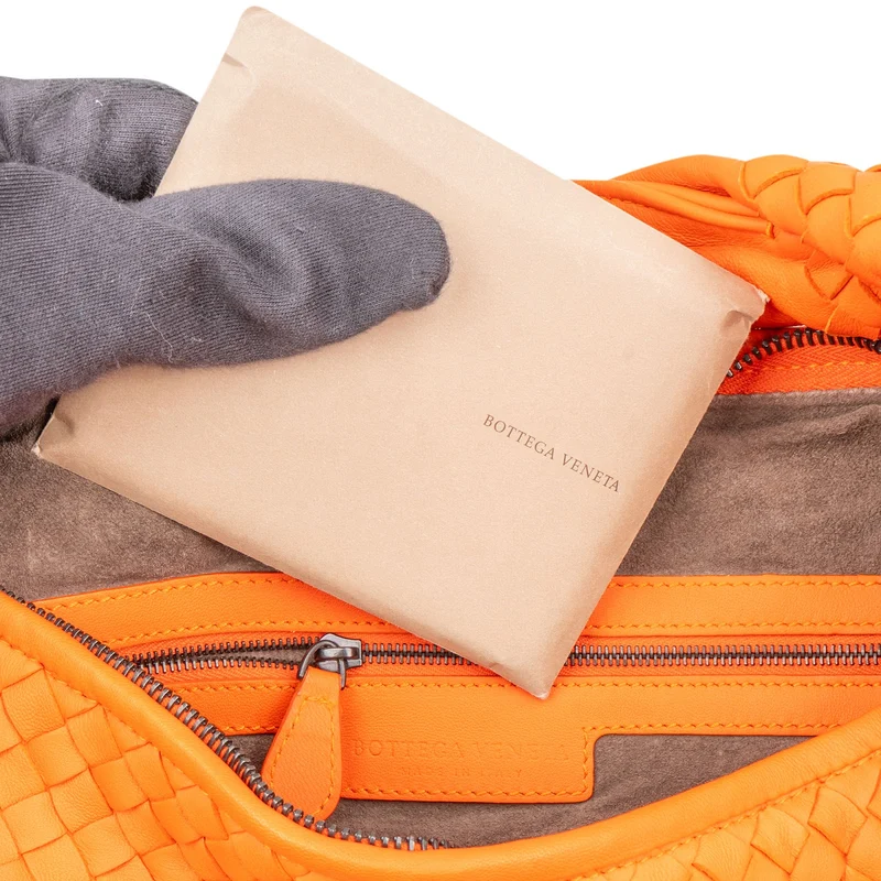 Bottega Veneta Intrecciato Leather Belly Hobo Shoulder Bag