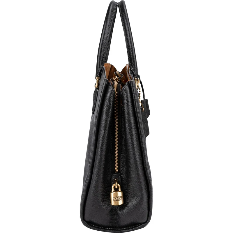 Coach Pebbled Leather Brooke Carryall 36 Satchel Handbag