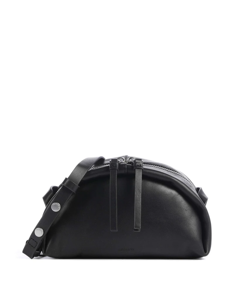 AllSaints Rosalie Arc Umhängetasche black/silver
