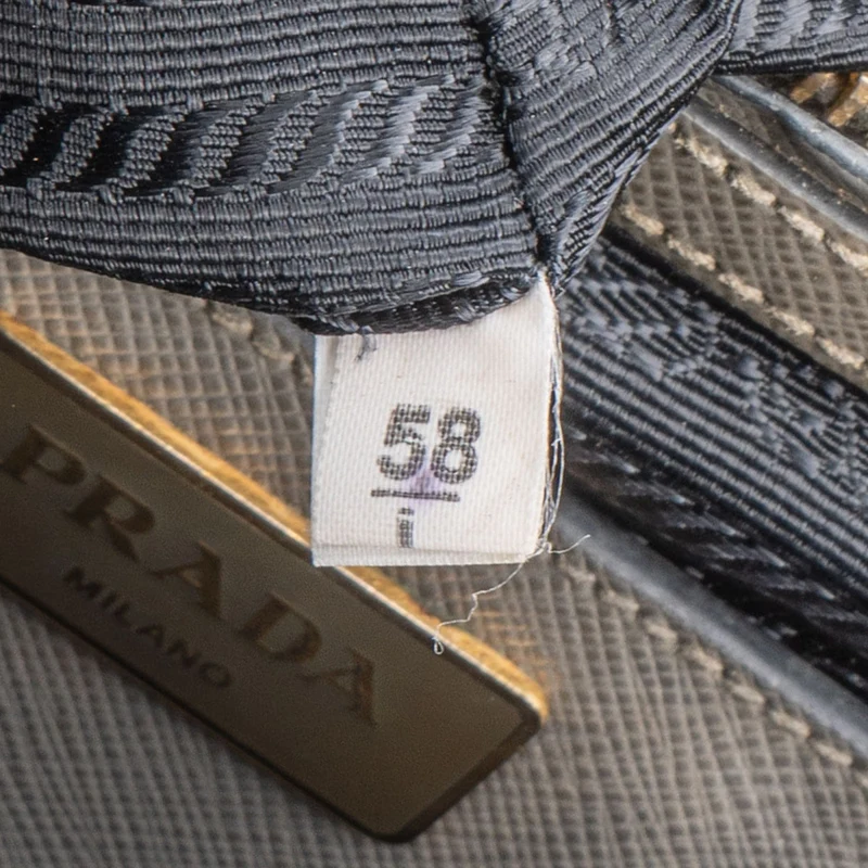 Prada Bicolor Saffiano Leather Galleria Handbag