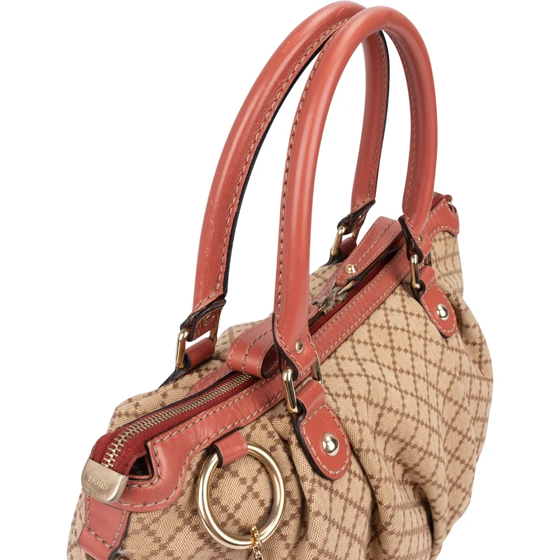Gucci Diamante Monogram Sukey Handbag