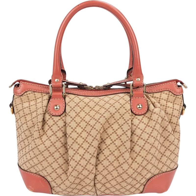 Gucci Diamante Monogram Sukey Handbag