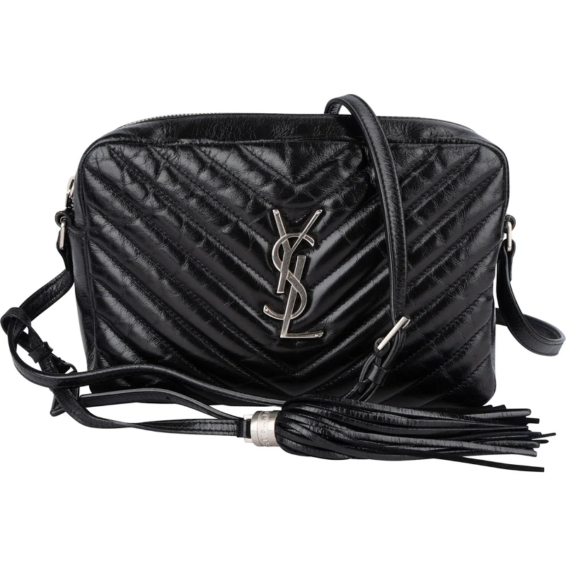Saint Laurent Quilted Leather Lou Camera Crossbody Bag
