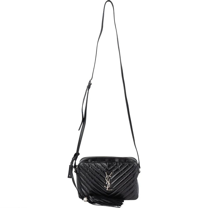 Saint Laurent Quilted Leather Lou Camera Crossbody Bag