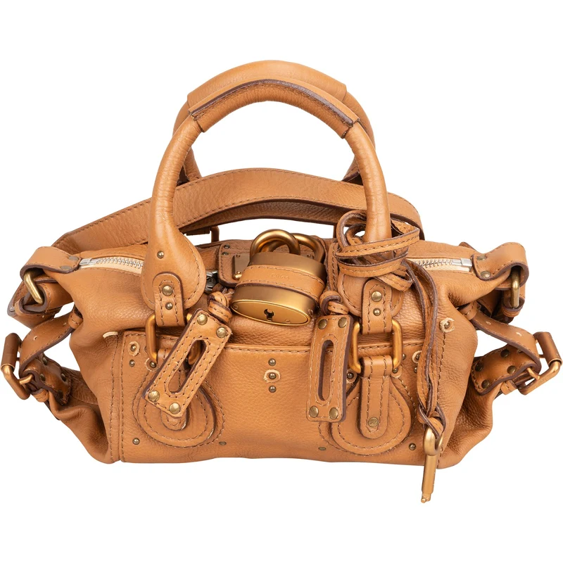 Chloé Grained Leather Small Paddington Shoulder Handbag