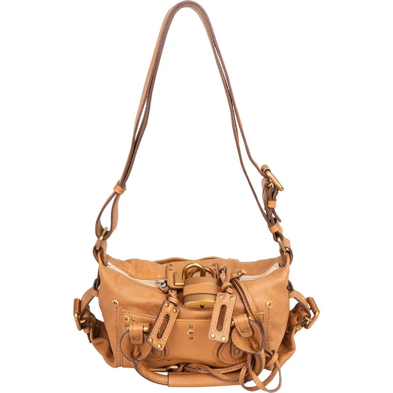 Chloé Grained Leather Small Paddington Shoulder Handbag