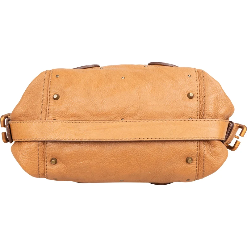 Chloé Grained Leather Small Paddington Shoulder Handbag
