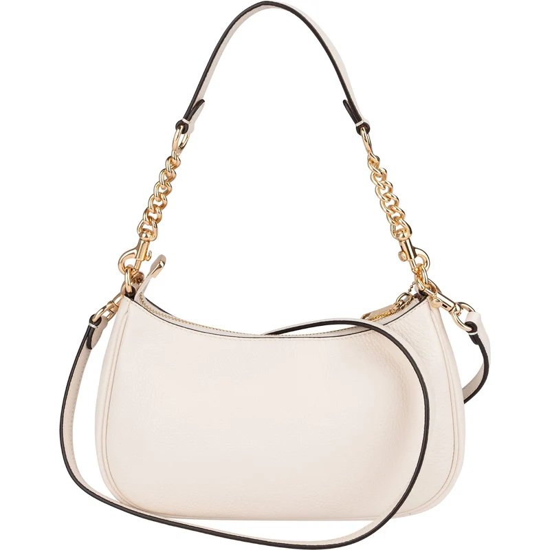 Coach Pebbled Leather Mia Studded Souvenir Pins Shoulder Crossbody Bag