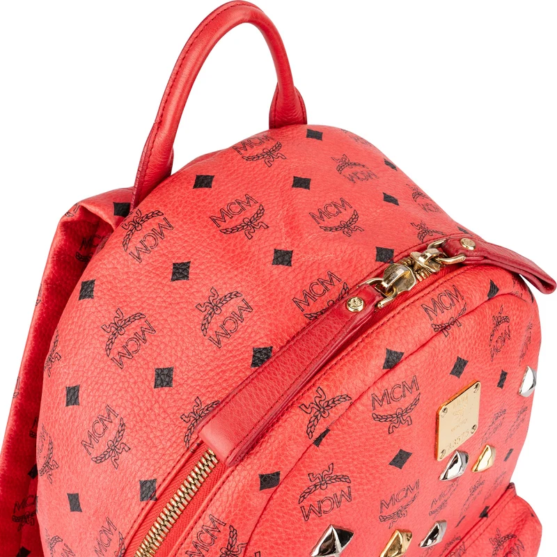 MCM Monogram Visetos Stark Studs Backpack