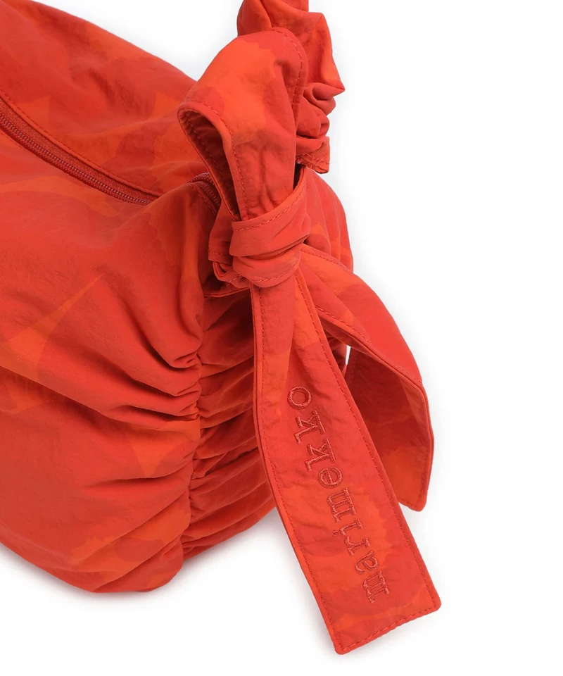 Marimekko Utu M Unikko Schultertasche red/dark orange