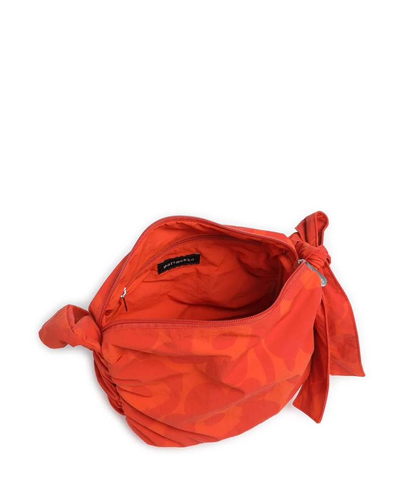 Marimekko Utu M Unikko Schultertasche red/dark orange