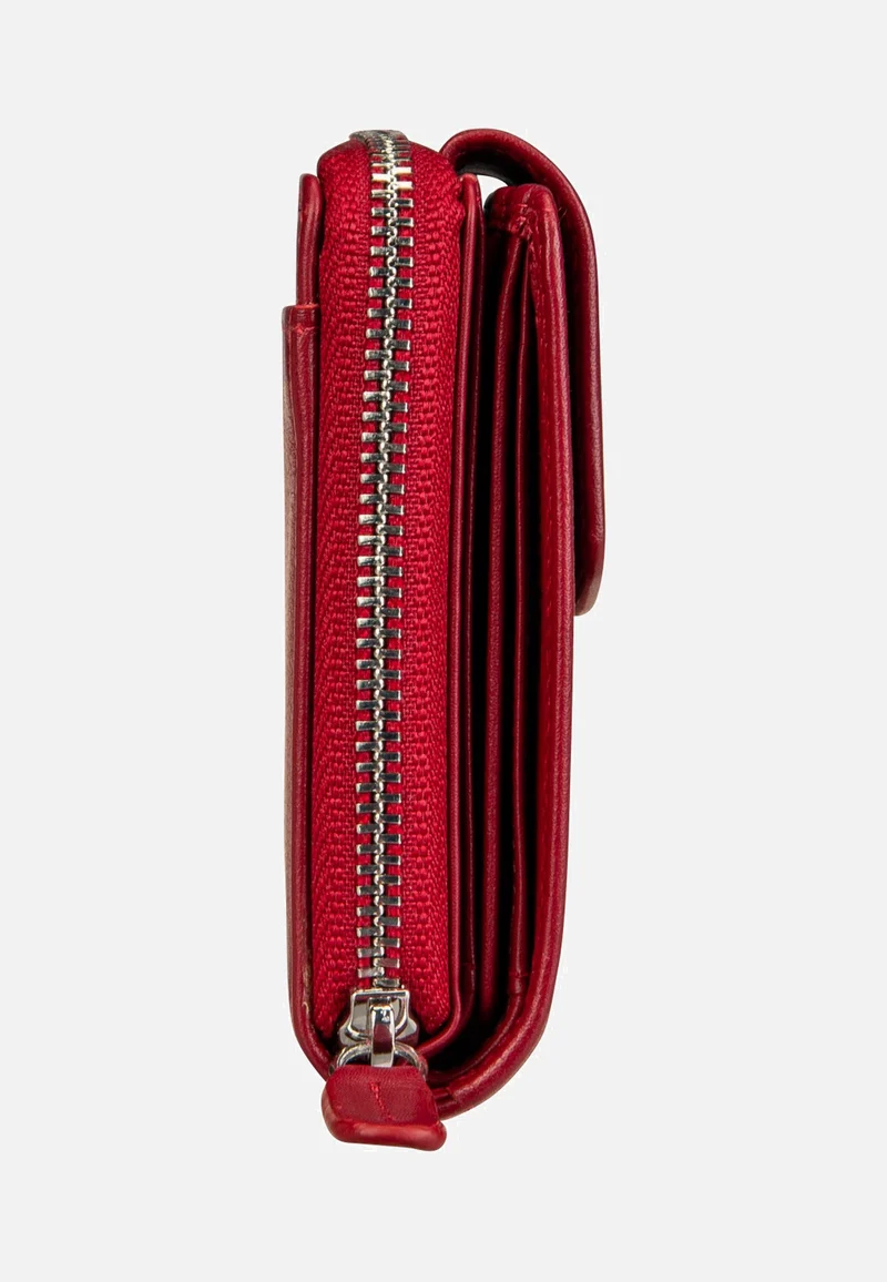 Golf RFID Zip-Wallet M 12Cs Red - Portemonnaie