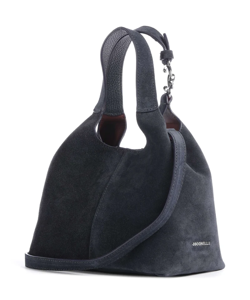 Coccinelle C-Easy Suede Handtasche midnight blue