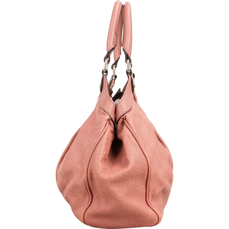 Gucci Pink Guccissima Leather Sukey Handbag