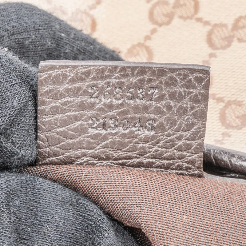 Gucci Monogram GG Coated Canvas Abbey D-Ring Shoulder Bag