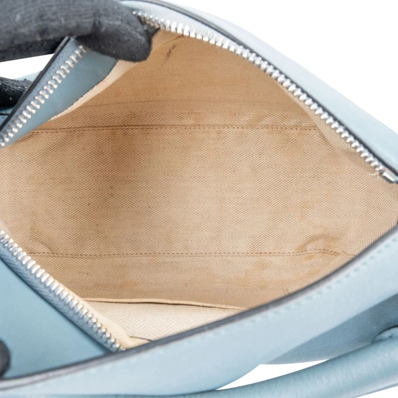 Loewe Blue Calfskin Puzzle Small Handbag