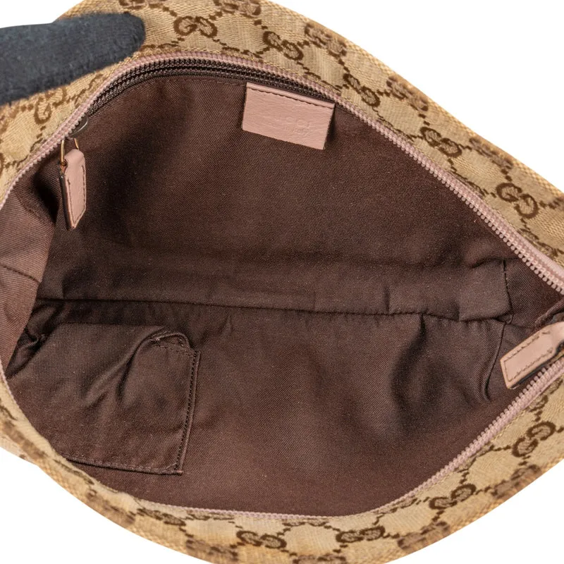 Gucci Monogram GG Canvas Multicolor Stripe Small Messenger Crossbody Bag