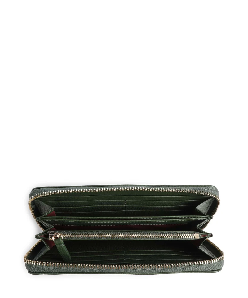 Coccinelle Metallic Soft Geldbörse garden green